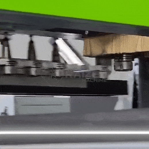 Esquadro pneumático em funcionamento - RAIZEN MACHINE