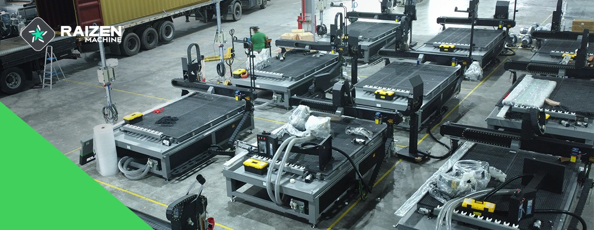 Fábrica da Raizen Machine com Router CNC - RAIZEN MACHINE